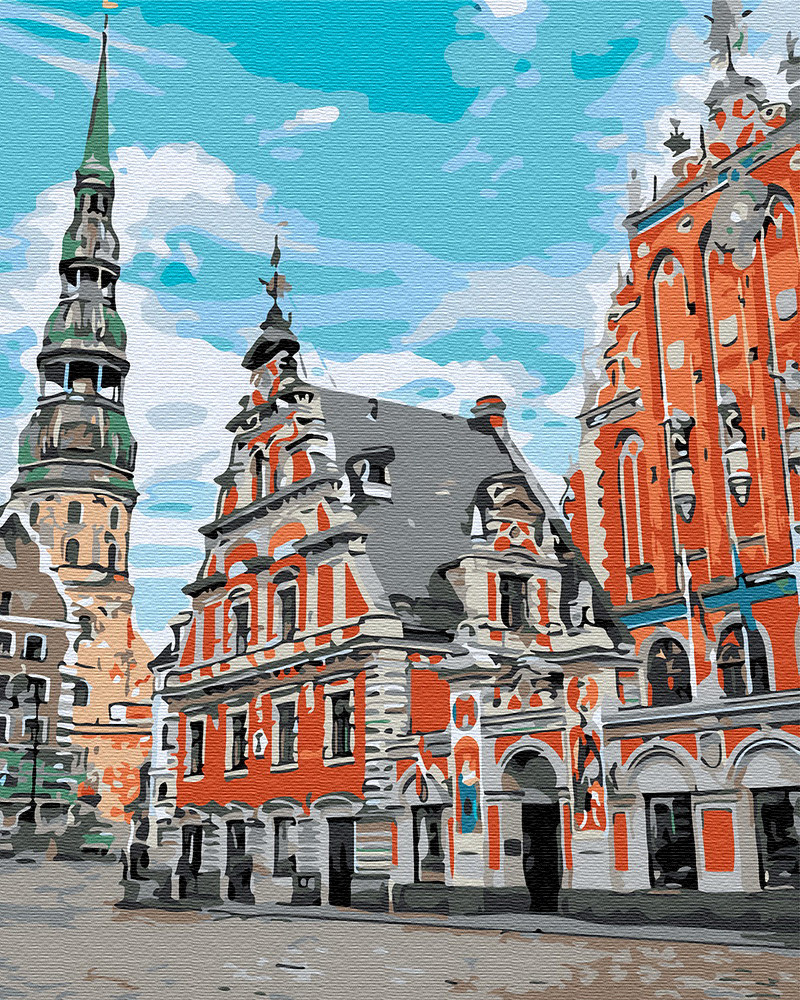 

Картина по номерам - Тихий город BrushMe 40*50см. (GX30458)