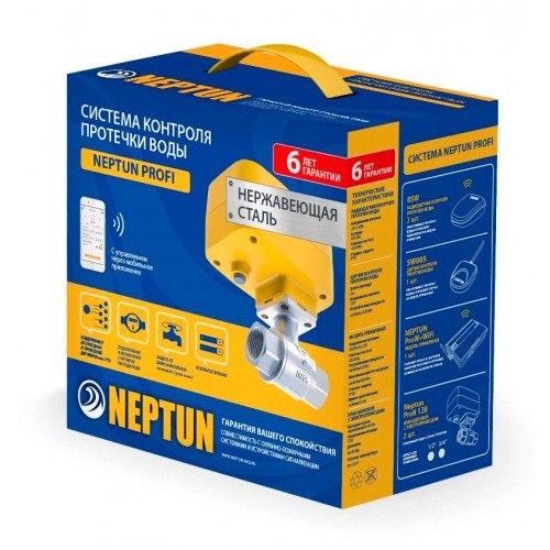 

Система контроля от протечки воды Neptun ProW Profi 12В 1/2 Light