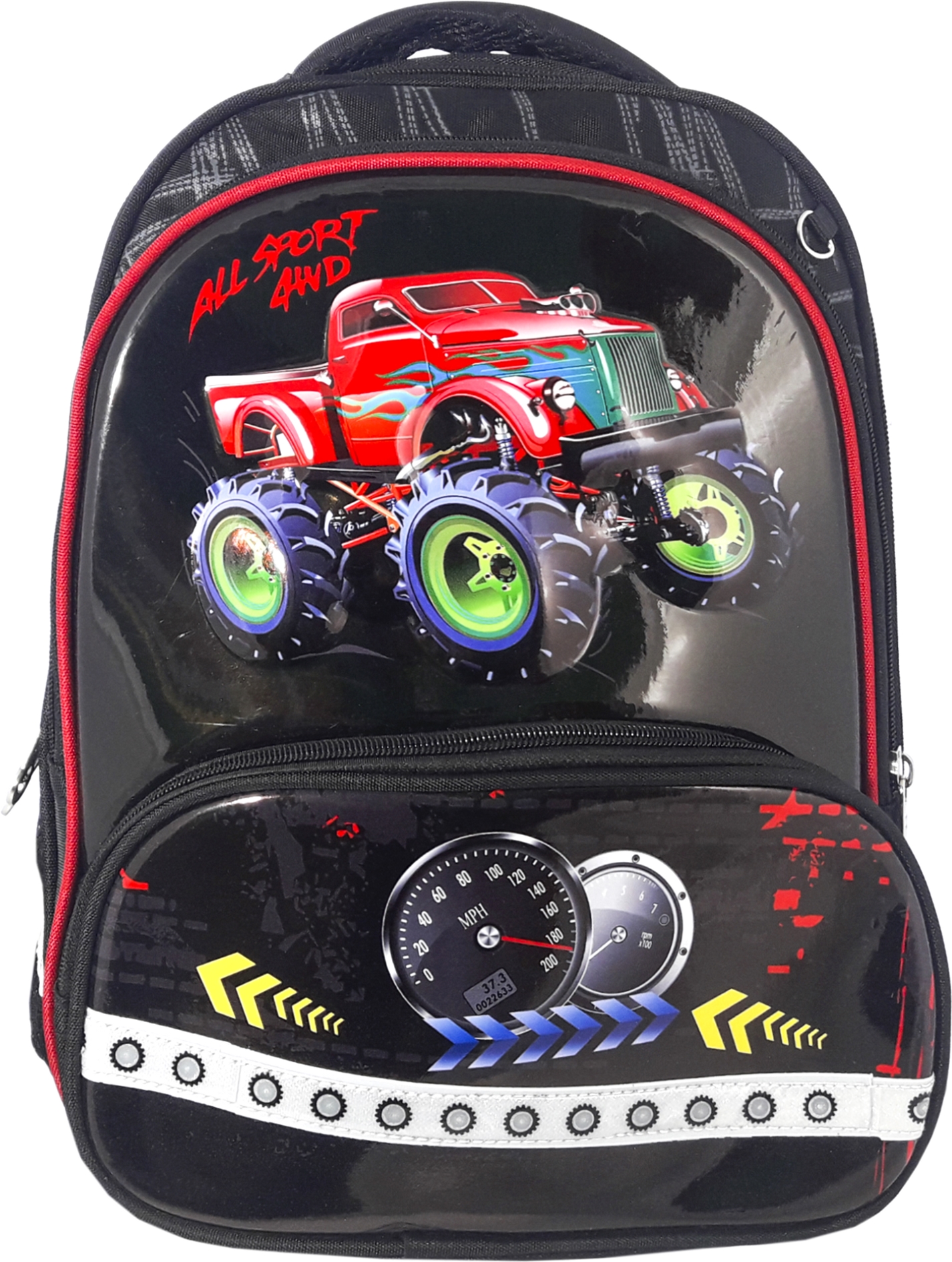 

Рюкзак VGR 770 г 35.5x26x19 см 17.5 л Джип Черный с красным (Я46182_VR24220_чорний з червоним)