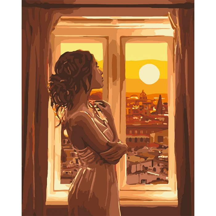 

Картина по номерам."Золотой рассвет" KHO4648, 40х50 см 393294