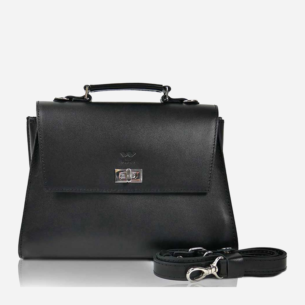 

Женская сумка кожаная The Wings Classic TW-Classic-black-ksr Черная