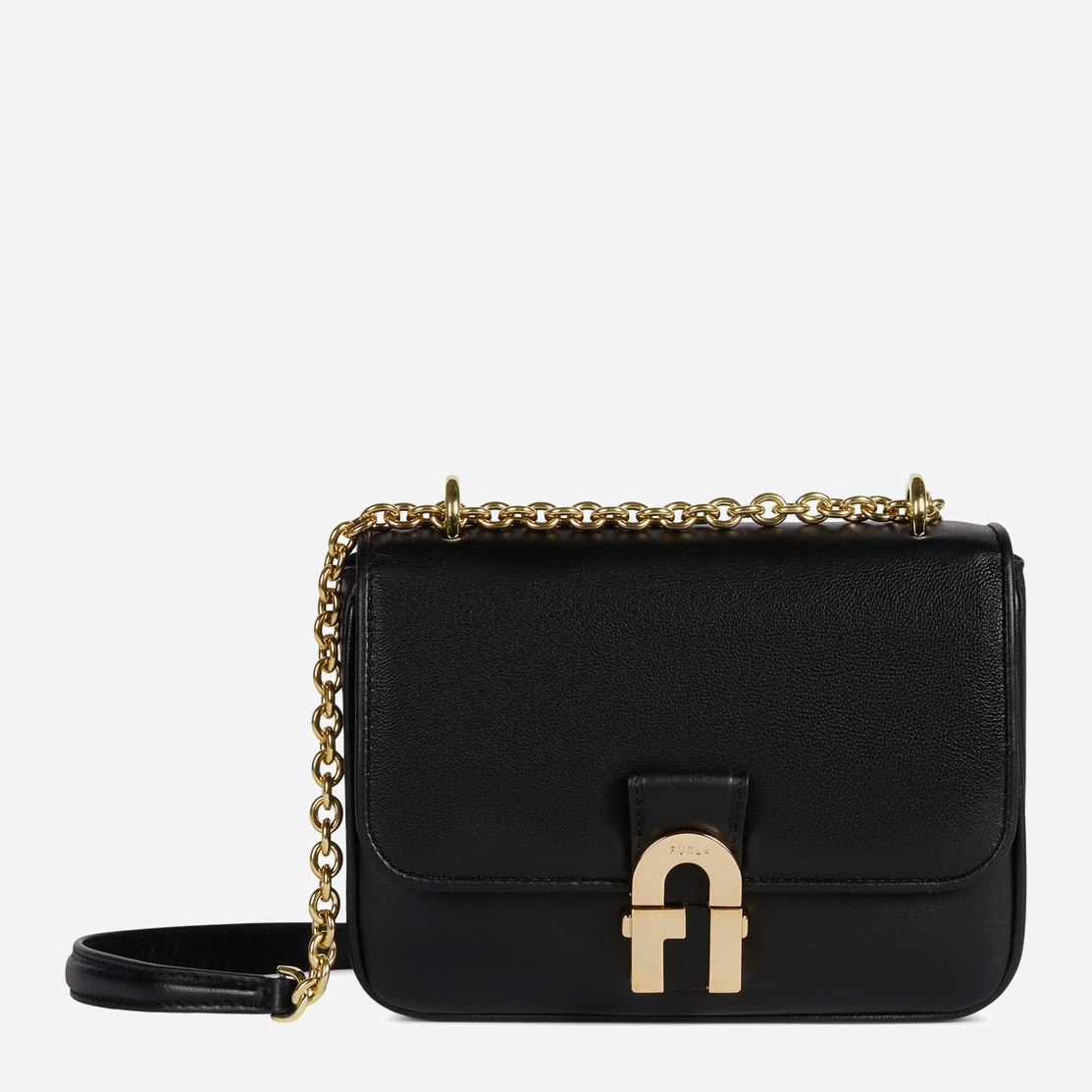 

Сумка женская кожаная Furla Pillow (Cosy) Mini Shoulder Bag BZY3PIL Черная