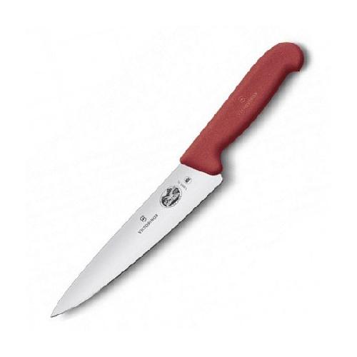 

Ніж кухонний Victorinox Fibrox Carving обробний 15 см червоний