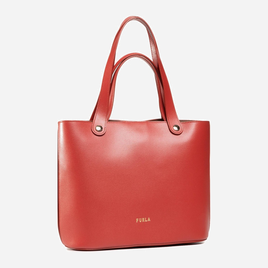 

Сумка женская кожаная Furla Musa L Tote E/W WB00070 Терракотовая