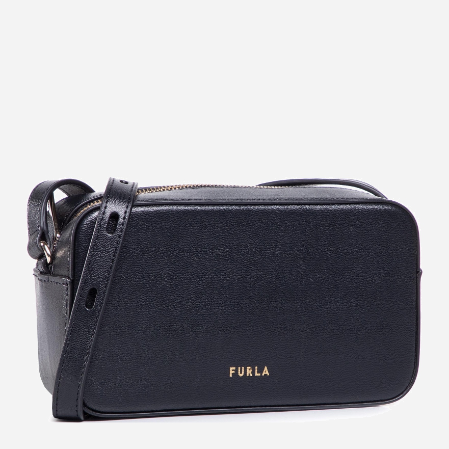 

Сумка женская кожаная Furla Block Mini Crossbody EAS6FBK Nero