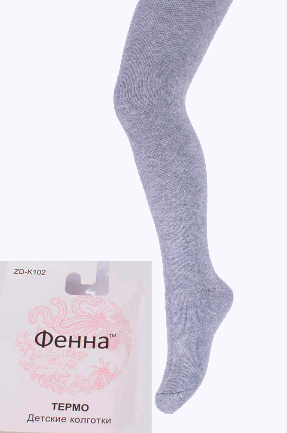 

Детские махровые однотонные колготки Фенна ZD-K102-2 92-104