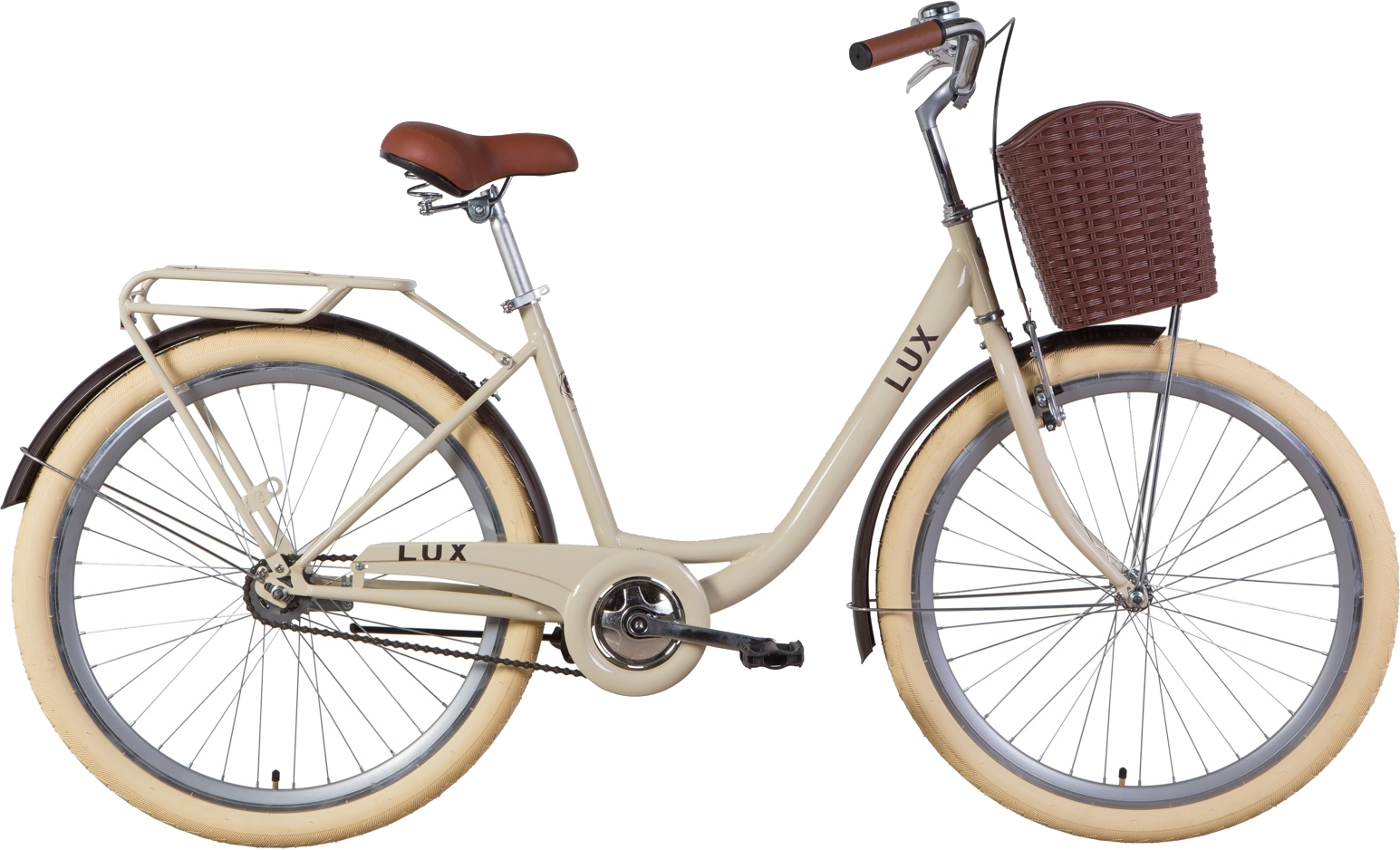 

Велосипед Dorozhnik LUX Velosteel 26" 17" 2021 Бежевый (OPS-D-26-116)