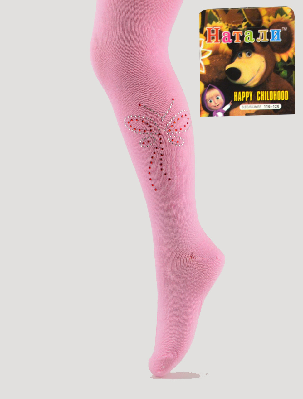 

Колготы на девочку со стразами Натали TK20-1 92-104