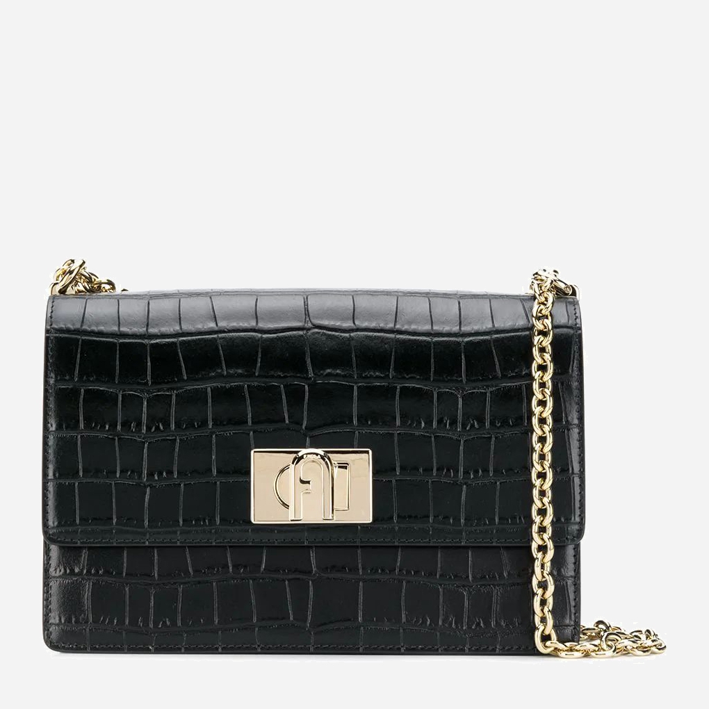 

Сумка женская кожаная Furla 1927 S Crossbody 24 BAFIACO Черная