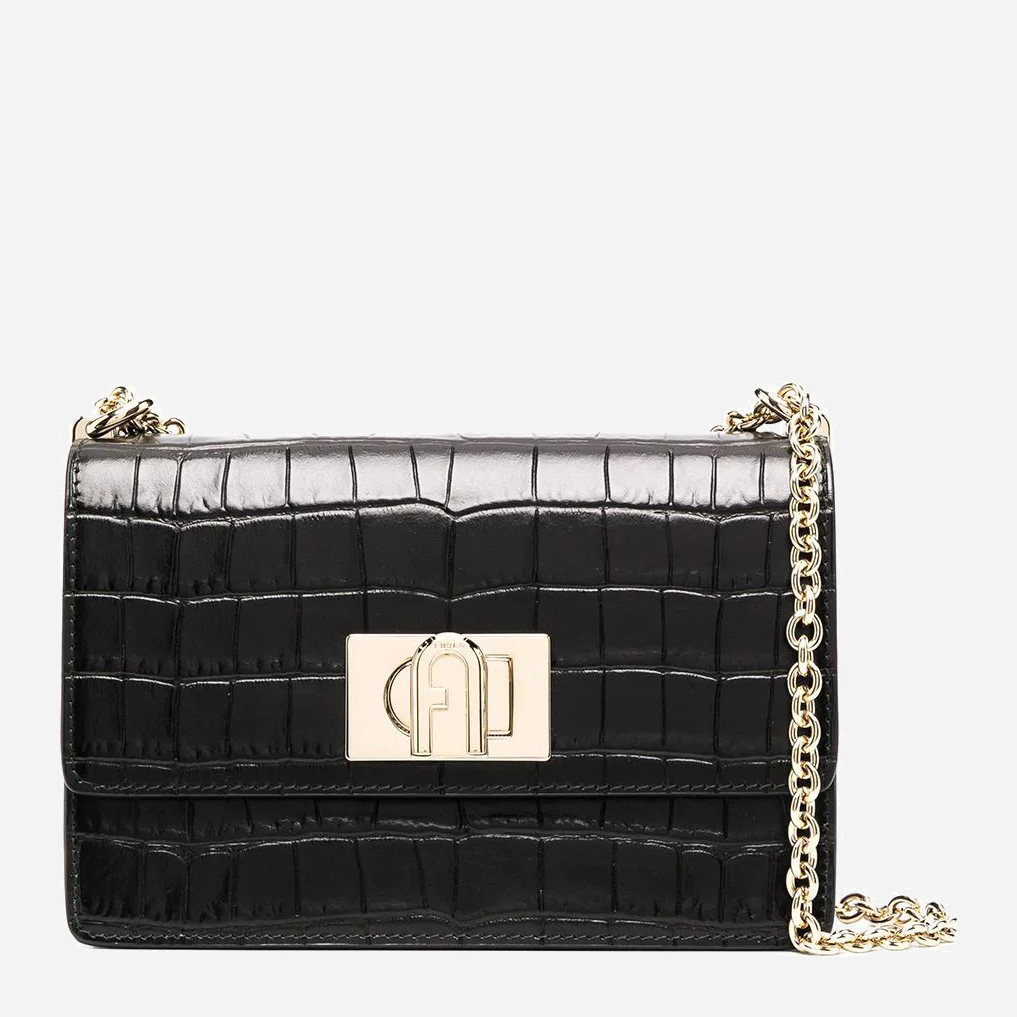 

Сумка женская кожаная Furla 1927 Mini Crossbody 20 BAFKACO Черная