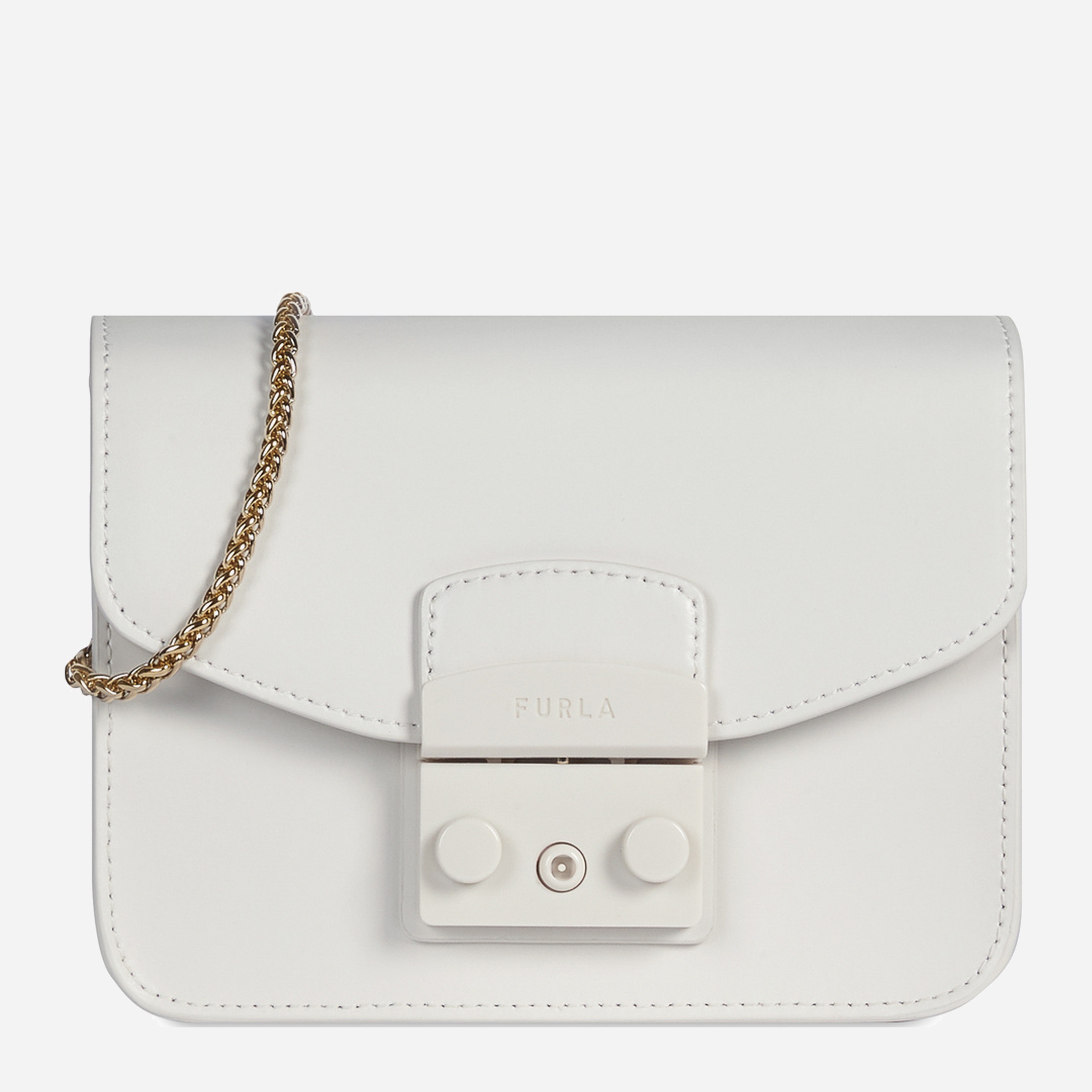 

Сумка женская кожаная Furla Metropolis Mini Crossbody BATLEP0 Белая