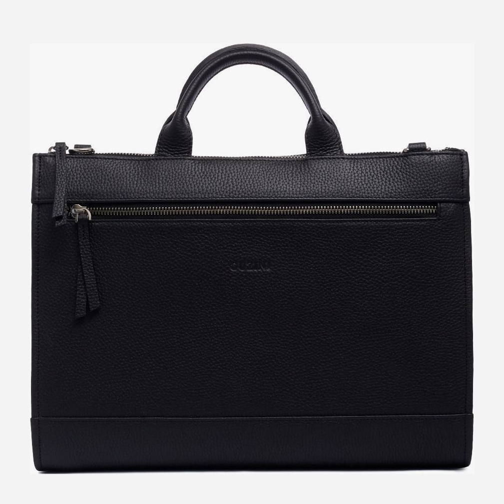 

Кожаная сумка для ноутбука Wings 698101 Черная