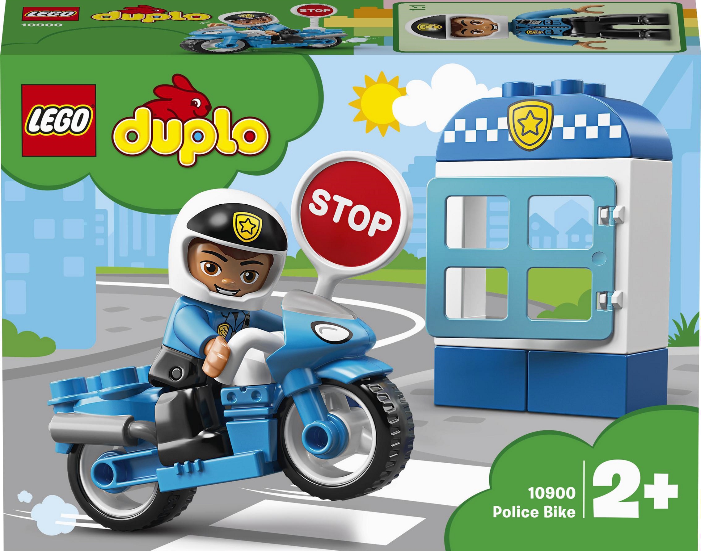 Акція на Конструктор LEGO DUPLO Полицейский мотоцикл 8 деталей (10900) від Rozetka UA