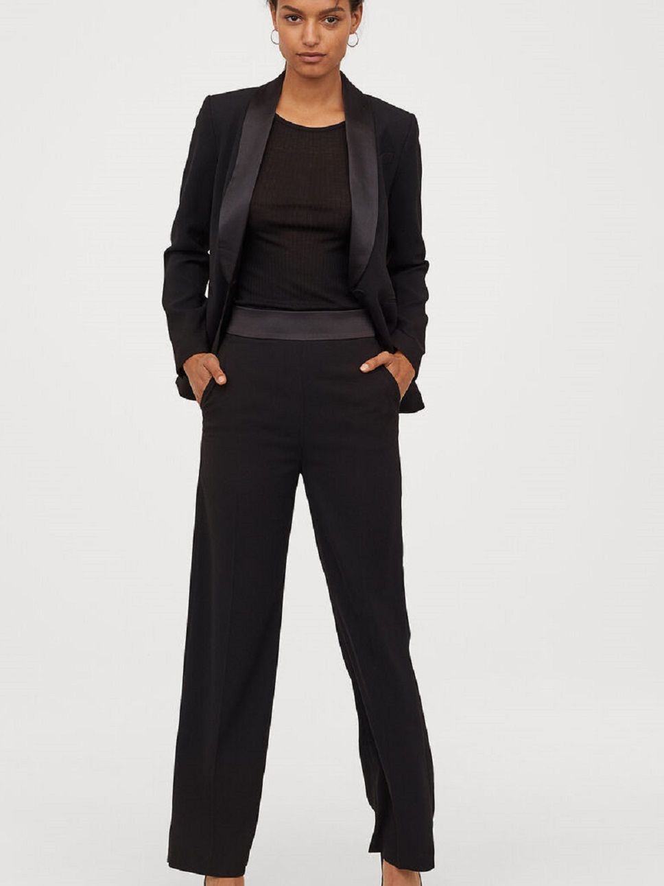 

Брюки H&M 0780322-0 34 Черные (СА2000001727591)