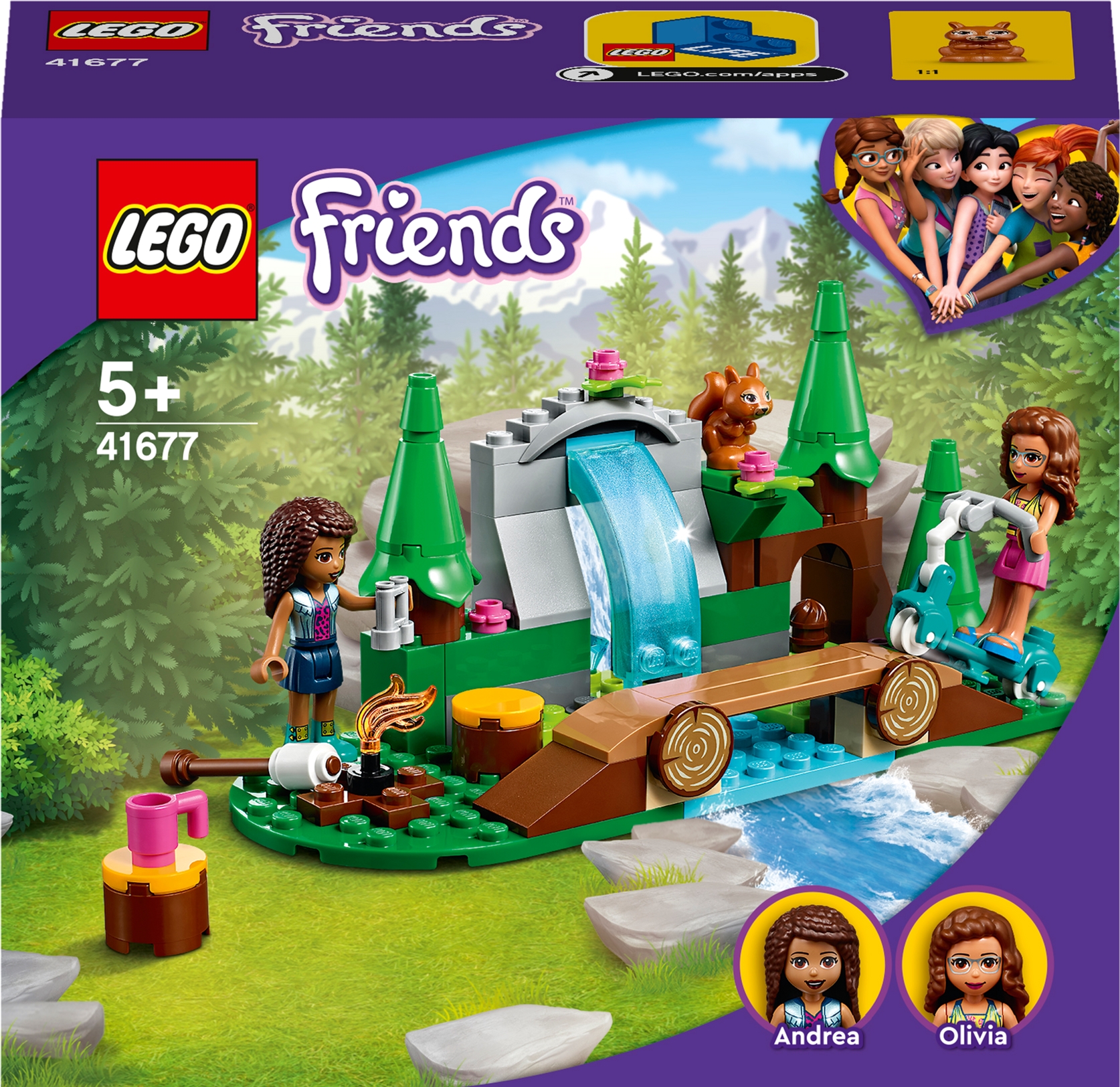 

Конструктор LEGO Friends Лесной водопад 93 детали (41677)