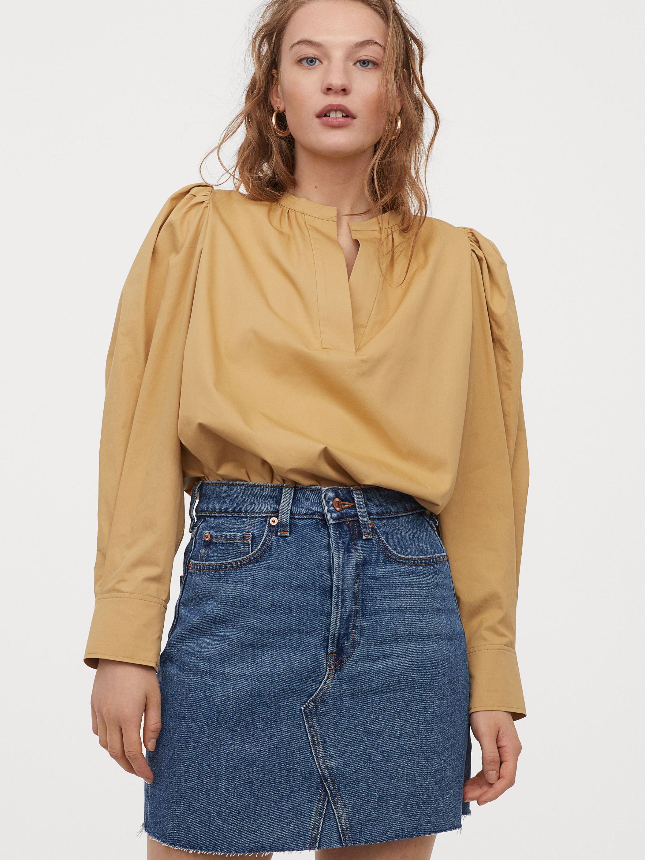 

Юбка джинсовая H&M 0734236-9 40 Синяя (СА2000001587867)