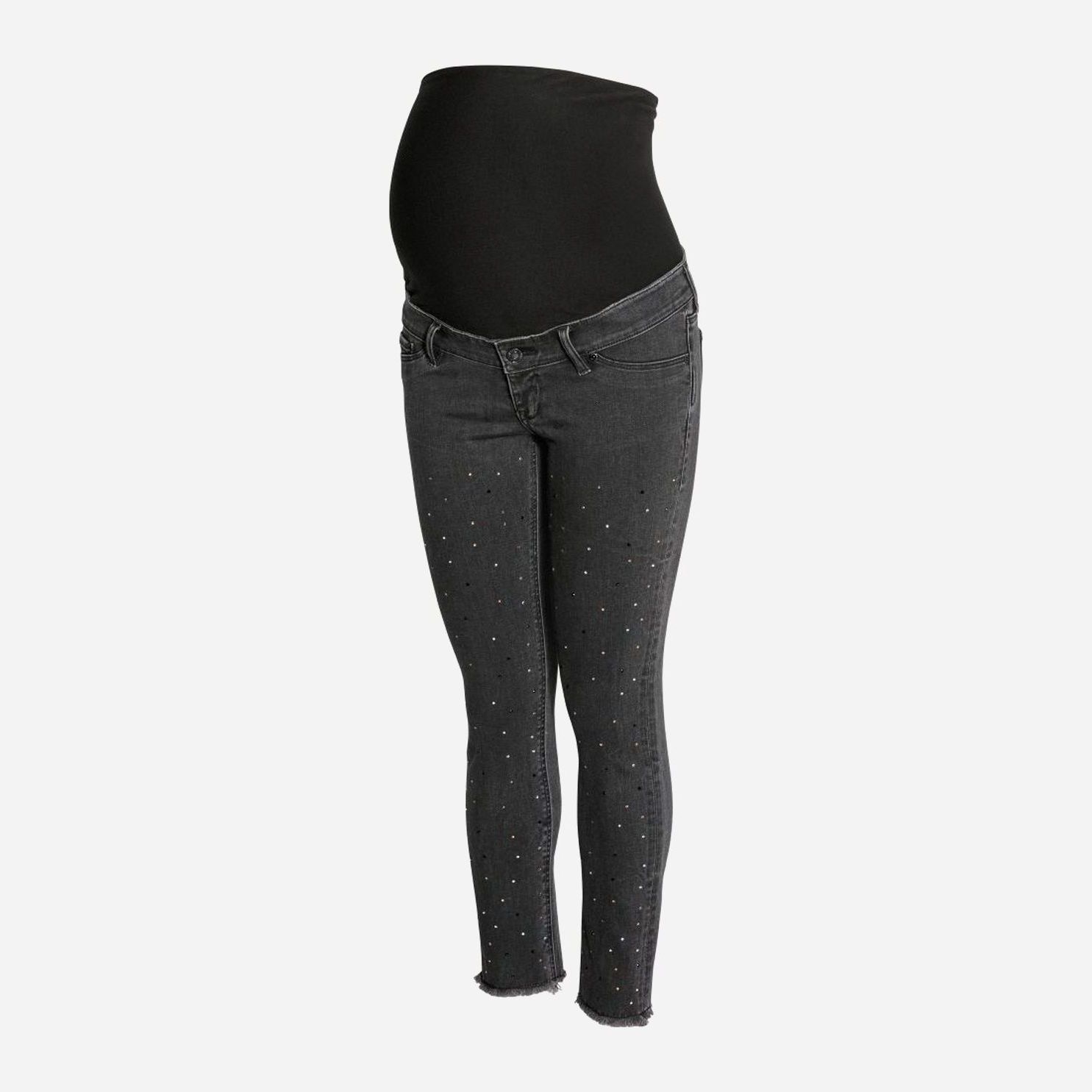 

Джинсы для беременных H&M Mama 0603892-7 36 Черные (СА2000001621530)