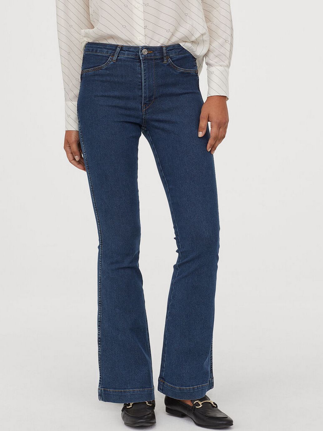 

Джинсы H&M 0743626-0 34 Синие (СА2000001724989)