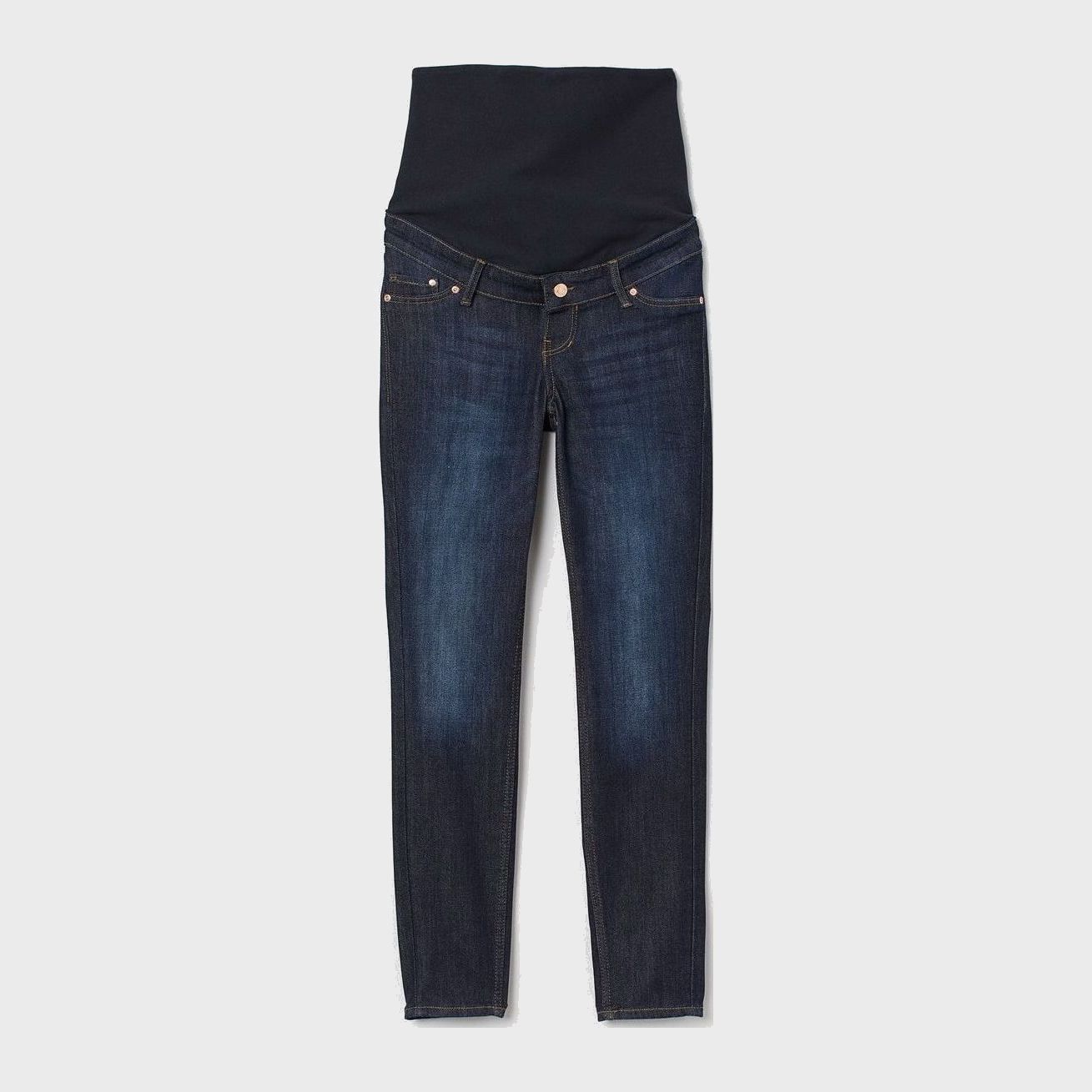 

Джинсы для беременных H&M Mama 0810170-1 L Темно-синие (СА2000001655955)