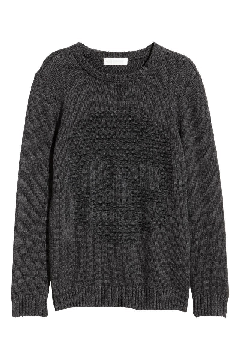 

Свитер H&M 134-140 см серый (НМ110012)