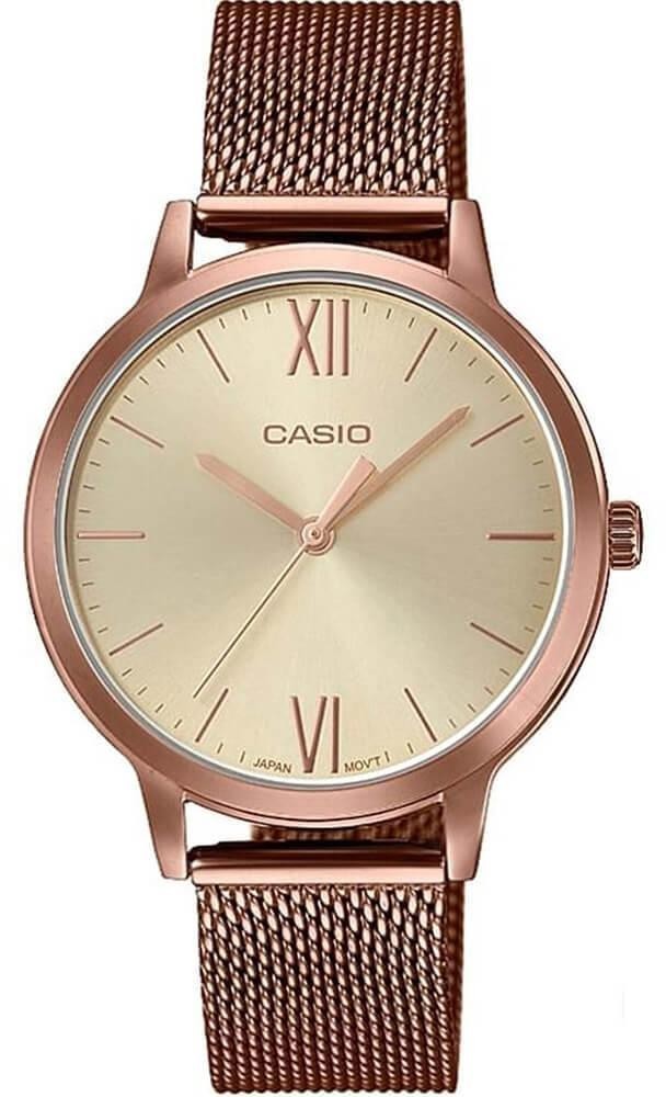 

Часы женские Casio LTP-E157MR-9AEF, 37.5x32 мм, золотой