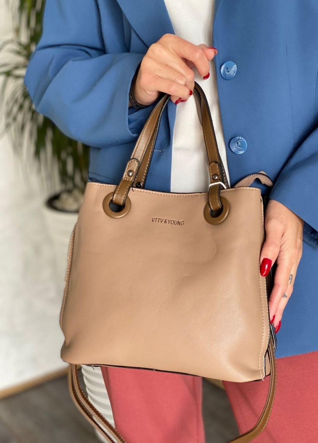 

Сумка женская MAGICBAG 23 25 10 см Хаки