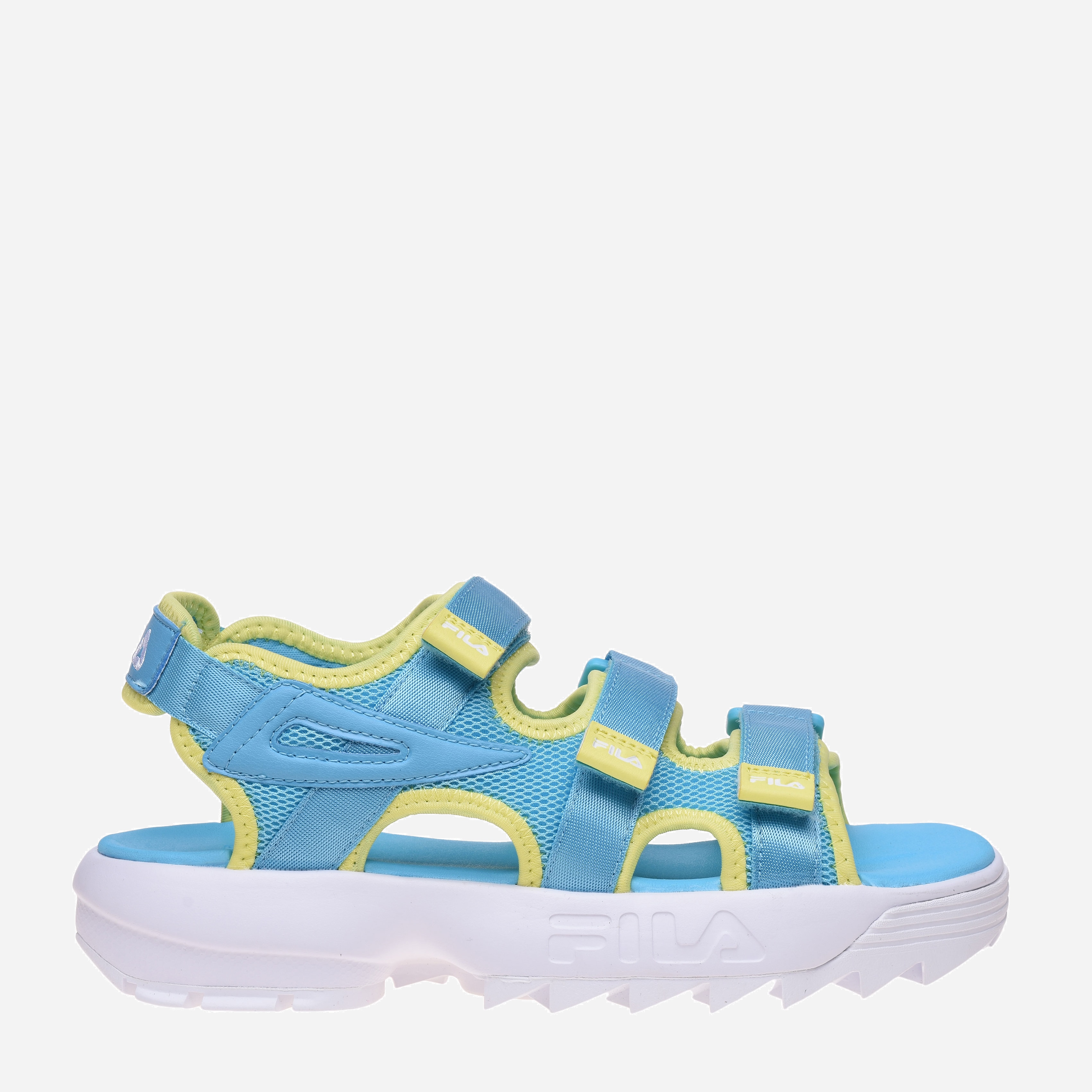 

Сандалии Fila Disruptor Sandal Women's 5SM00530-424 42 (10) 27 см Голубые с желтым и белым