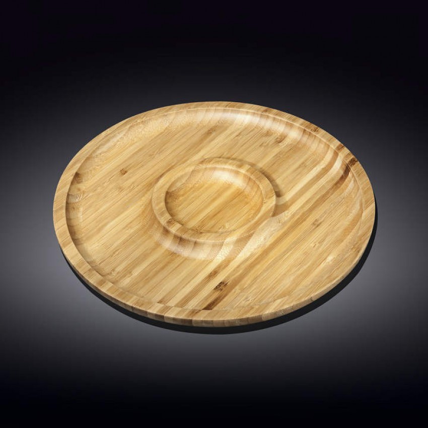 

Блюдо Wilmax Bamboo круглое 35,5 см - 2 секции 771049 WL