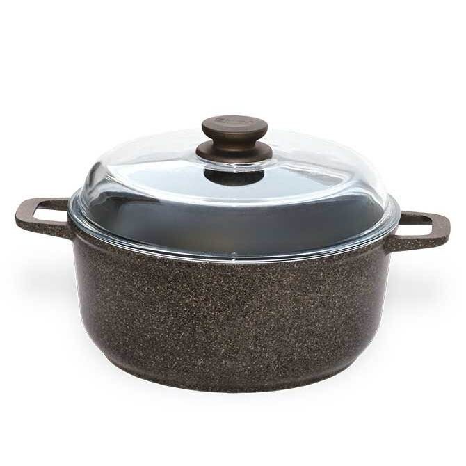 

Кастрюля со стеклянной крышкой 2 л 20 см Granite Brown БИОЛ K203PC