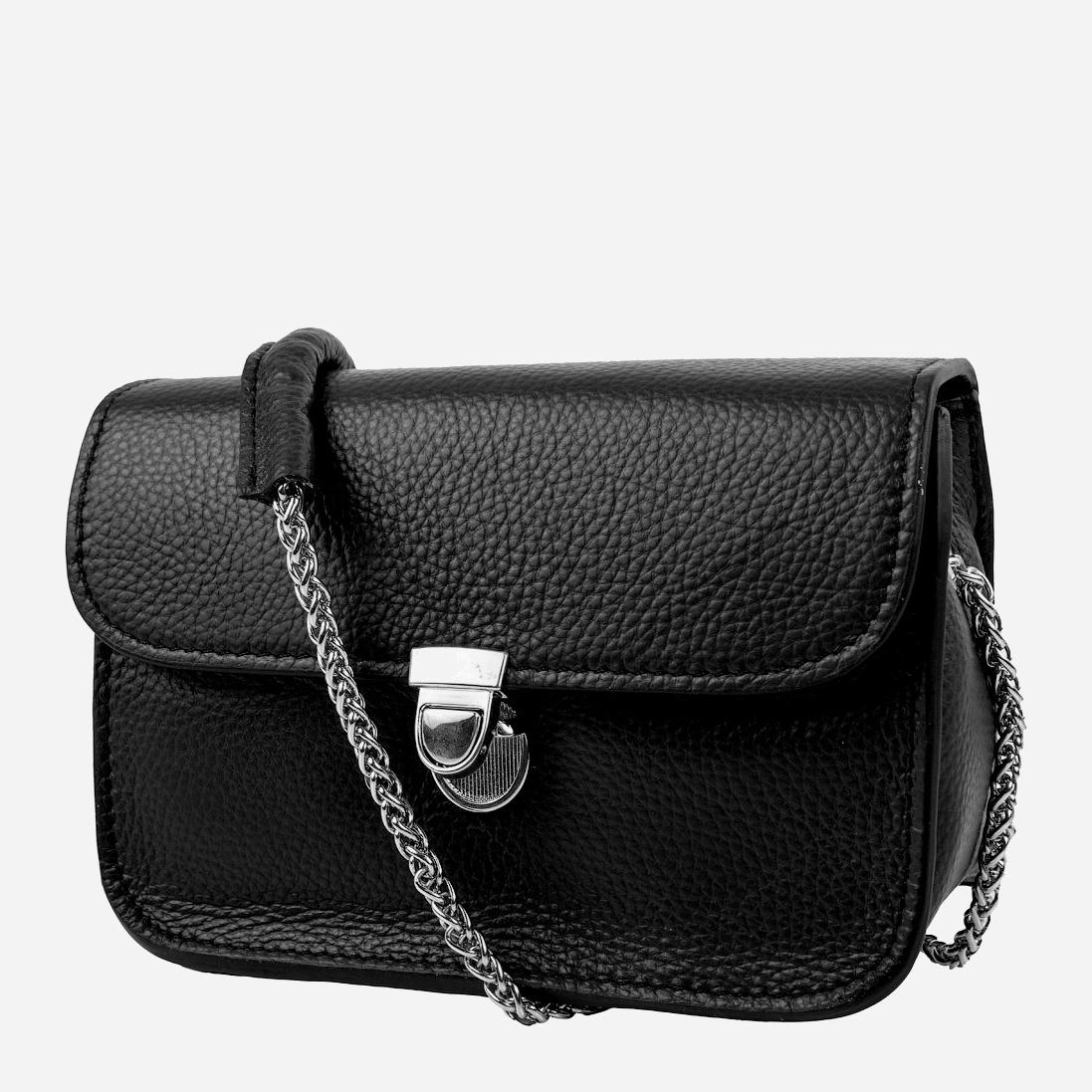 

Женская сумка кожаная Vito Torelli VT-6681-black Черная