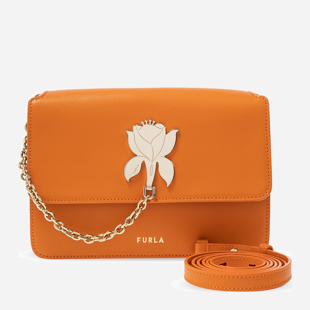 

Женская кожаная сумка Furla Tuberosa S Crossbody WB00201MSD000MD000 Мандариновая