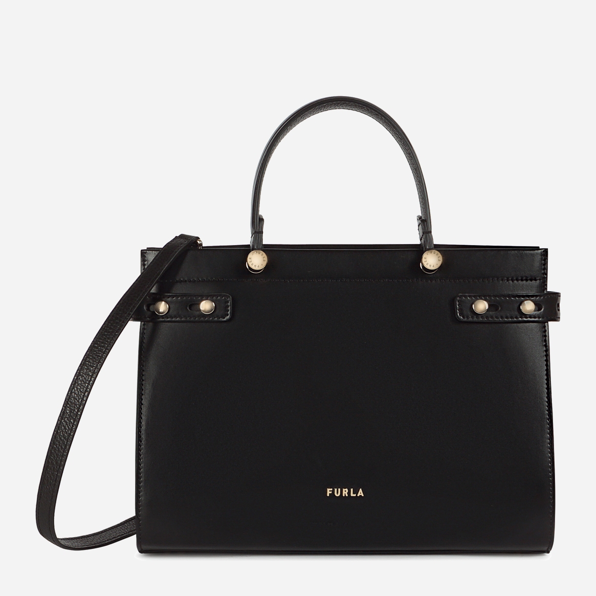 

Сумка женская кожаная Furla Lady M M Tote BAWC01LA.0029O6000 Черная