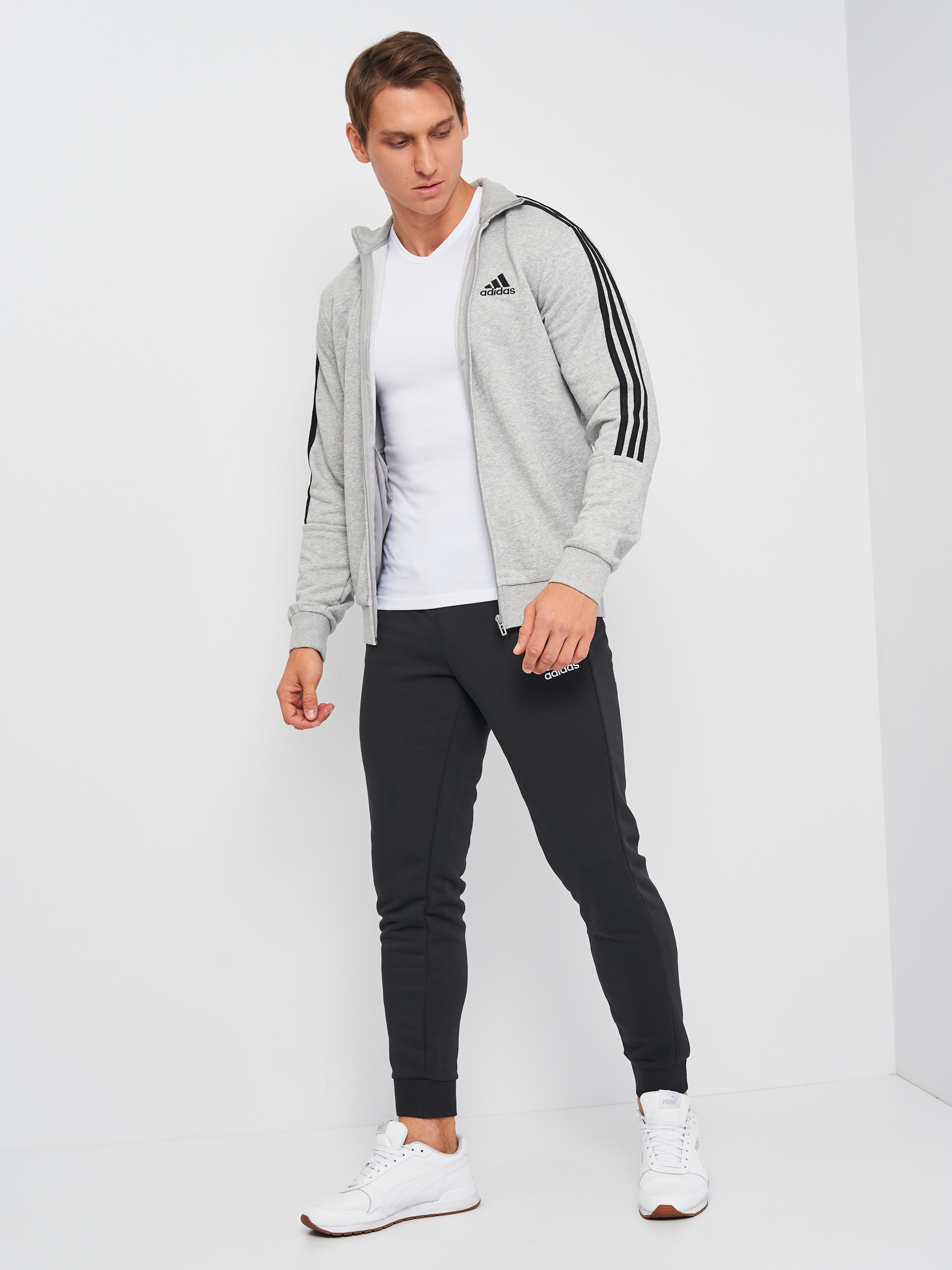 

Спортивный костюм Adidas M 3S Ft Tt Ts GK9975 XXL (60-62) Mgreyh/Black