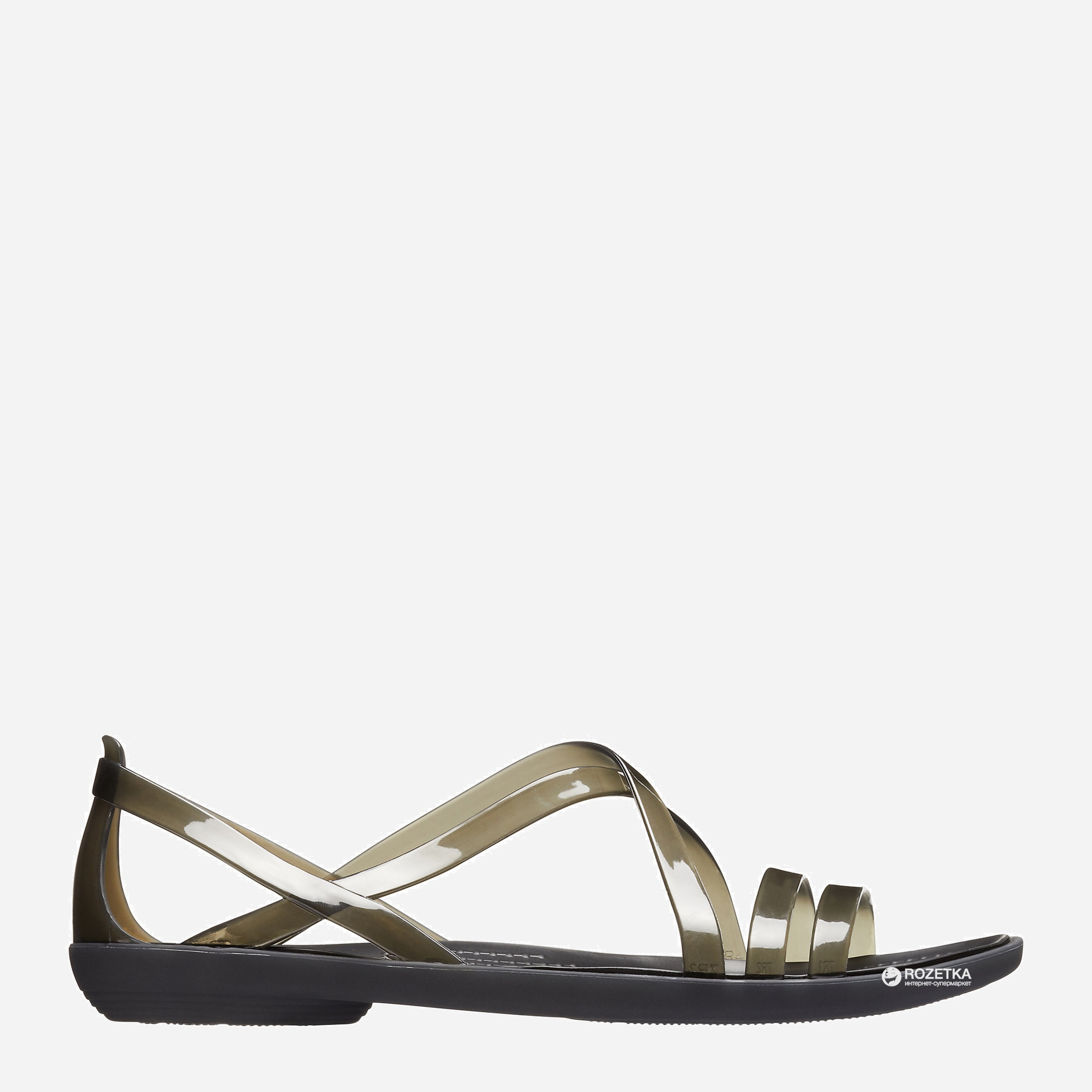 

Сандалии Crocs Jibbitz Isabella Strappy Sandal W 204915-001-W6 36-37 22.9 см Черные