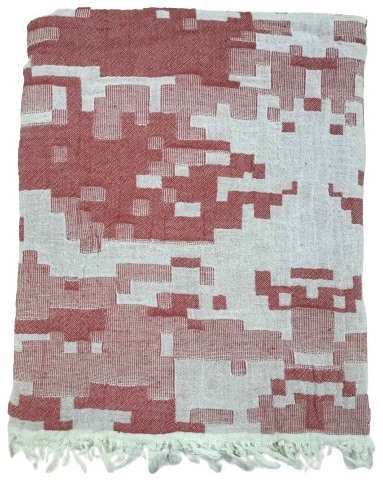 

Пляжное полотенце Gold Soft Life Pestemal Ромб 100x180 Красное (ts-01996)