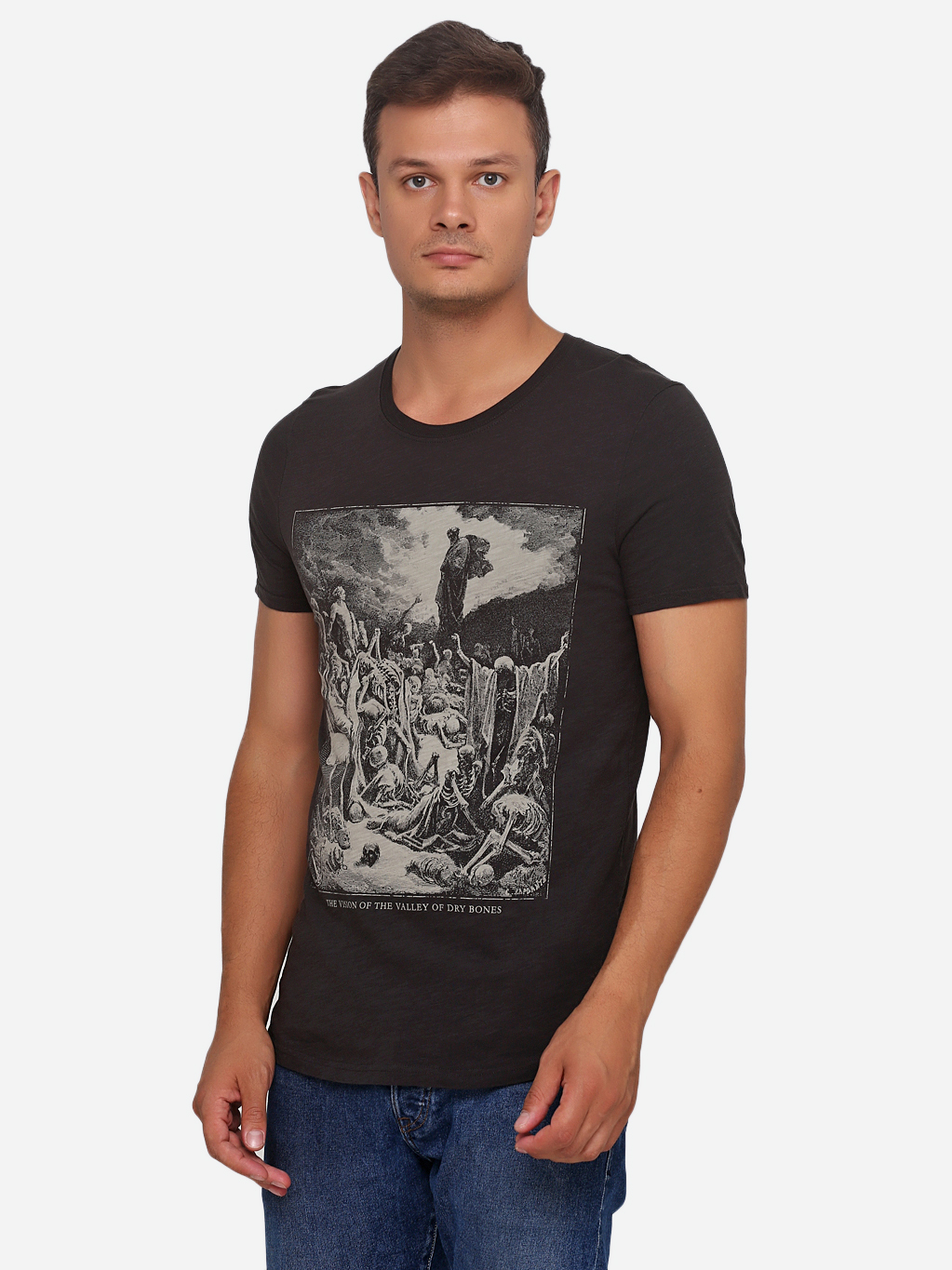 

Футболка H&M 0659199 S Темно-серая