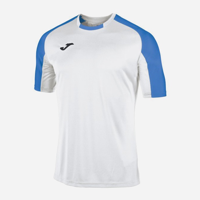 

Футболка спортивная Joma Essential  Бело-синяя (101105.207, Футболка спортивная Joma Essential XS Бело-синяя (101105.207_XS)
