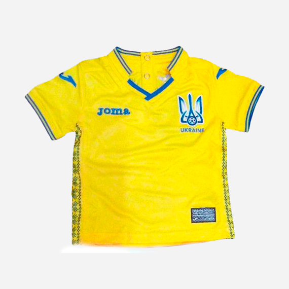 

Футбольная футболка Joma Ukraine 6M Желтая (FFU407011.18_6M)