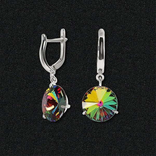 

Срібні сережки Swarovski 2210cvm