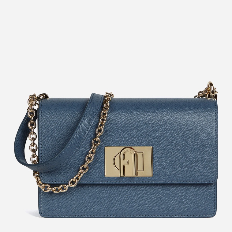 

Женская кожаная сумка Furla 1927 Mini Crossbody 20 - Ares Синяя