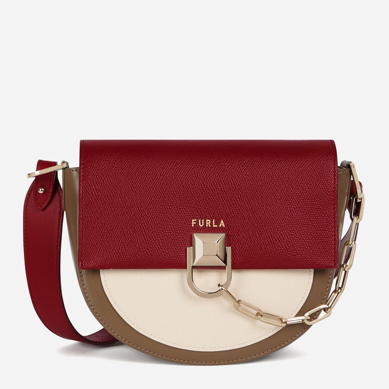 

Женская кожаная сумка Furla Miss Mimi' Mini Crossbody - Ares Комбинированная