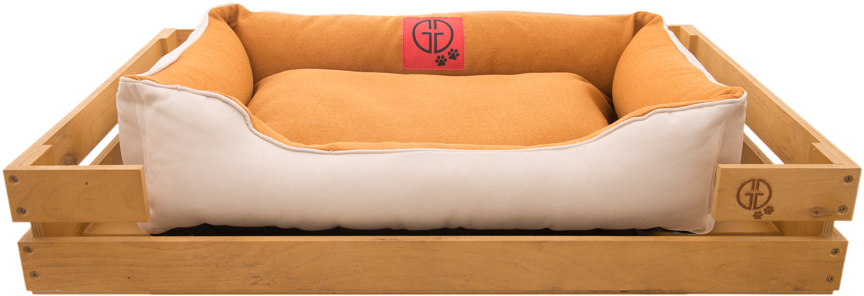 

Лежак GT Dreamer Kit Pine M 78 x 54 x 12 см (Beige-White)