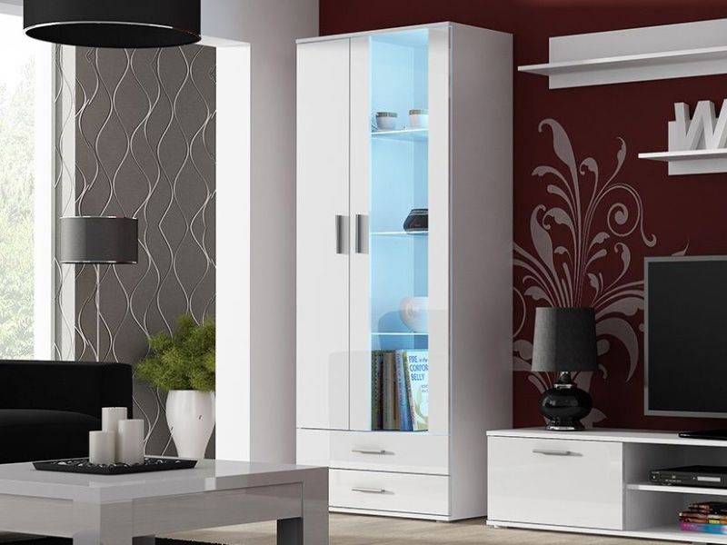 

Витрина Soho S6 Cama Белый матовый + Белый глянец