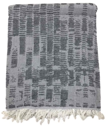 

Пляжное полотенце Gold Soft Life Pestemal Virtu 100x180 Серое (ts-02313)