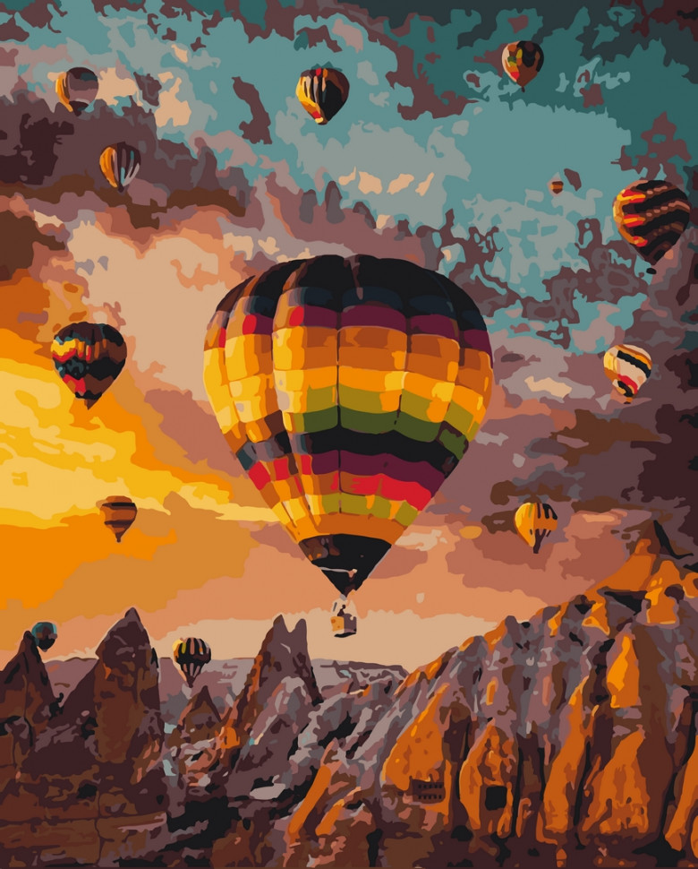 

Картина по номерам. Art Craft "Воздушные шары Каппадокии" 40*50 см 10503-AC 392892