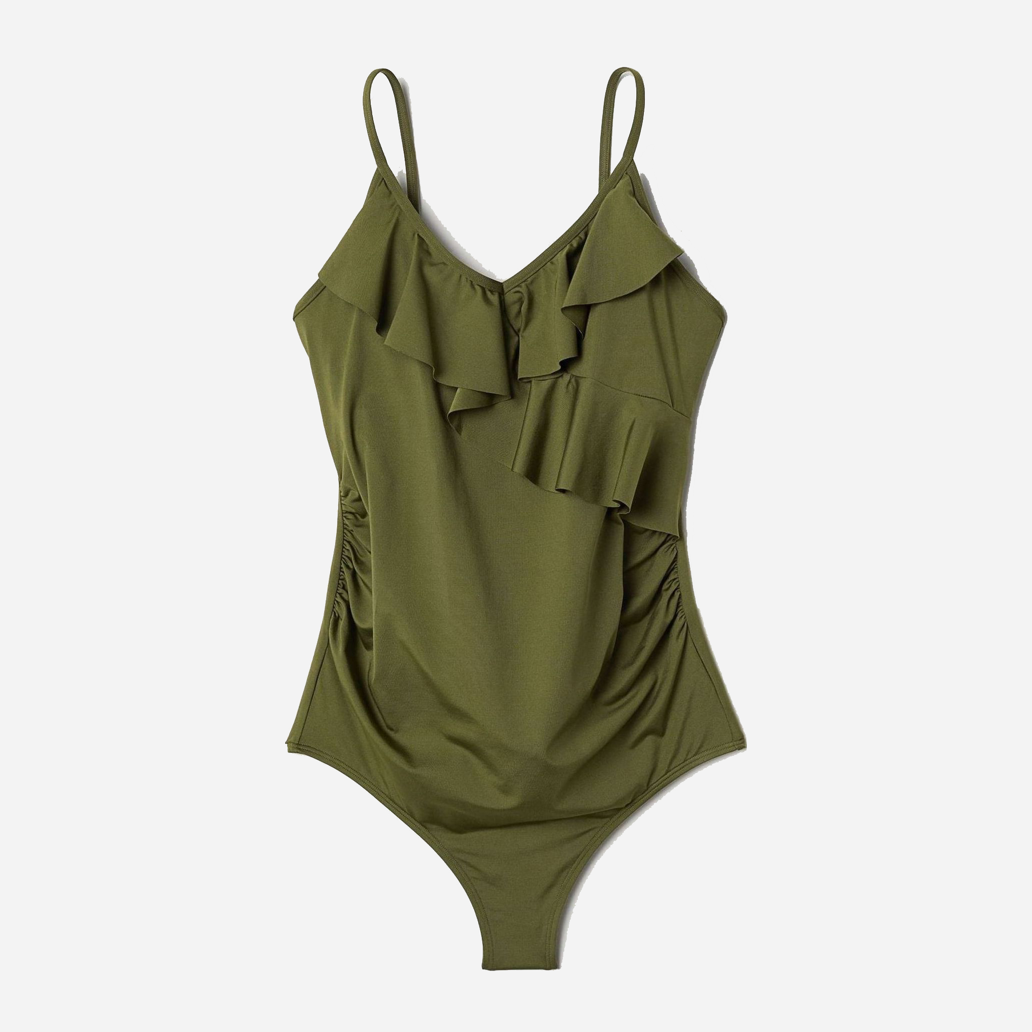

Купальник слитный женский для беременных H&M 06-0606250-004 M Хаки (СА2000001850947)