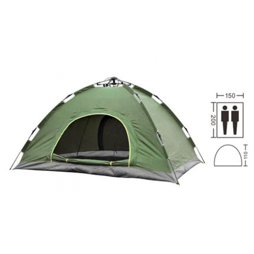 

Туристическая палатка двухместная самораскладывающаяся автомат (17061994-Т) Зеленая