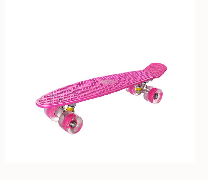 

Пенни борд METR+ 56*14 см со светящимися колесами MS 0848-5-RY(Pink)