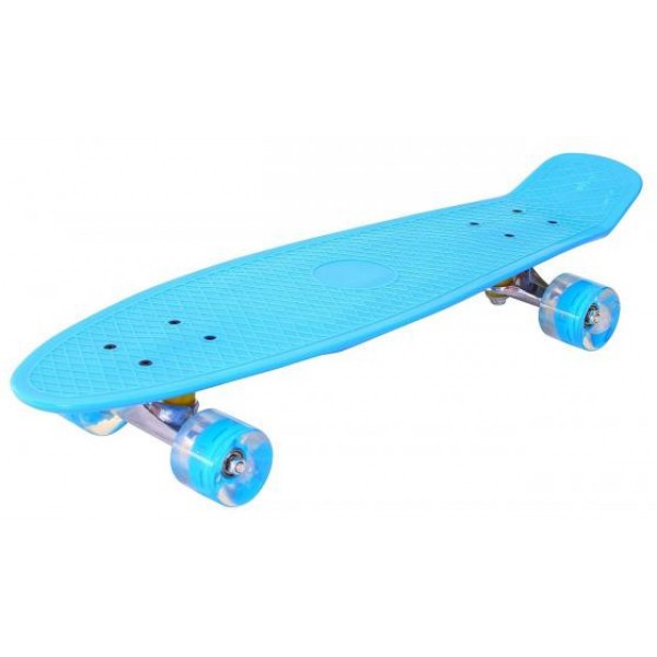 

Пенни борд METR+ 56*14 см со светящимися колесами MS 0848-5-RY(Blue)
