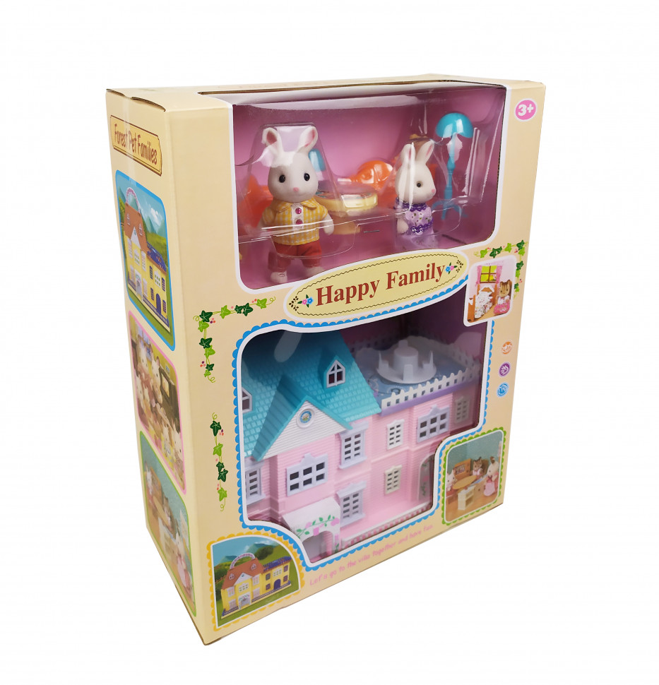 

Детский игровой домик FOREST PET FAMILY с зайчиками 20034-RY